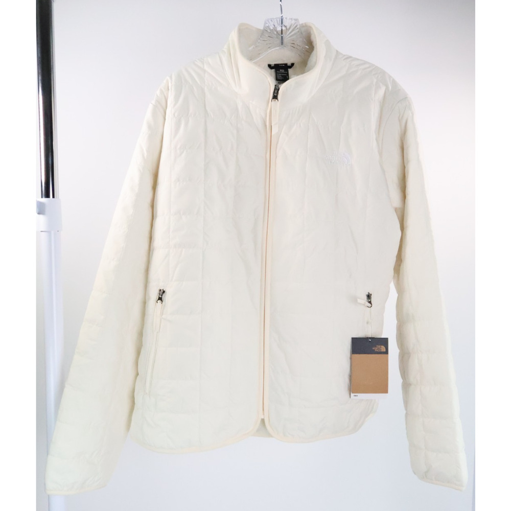 The North Face Women's Junction Insulated Jacket White Dune Size XL NWT READ